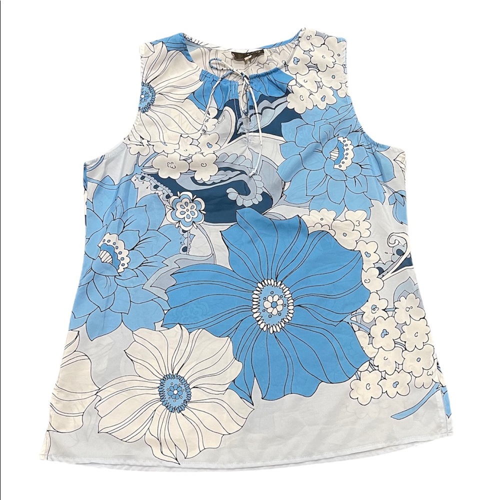 Anthropologie Crosby Sleeveless Floral Rayon Tank.  Final price.